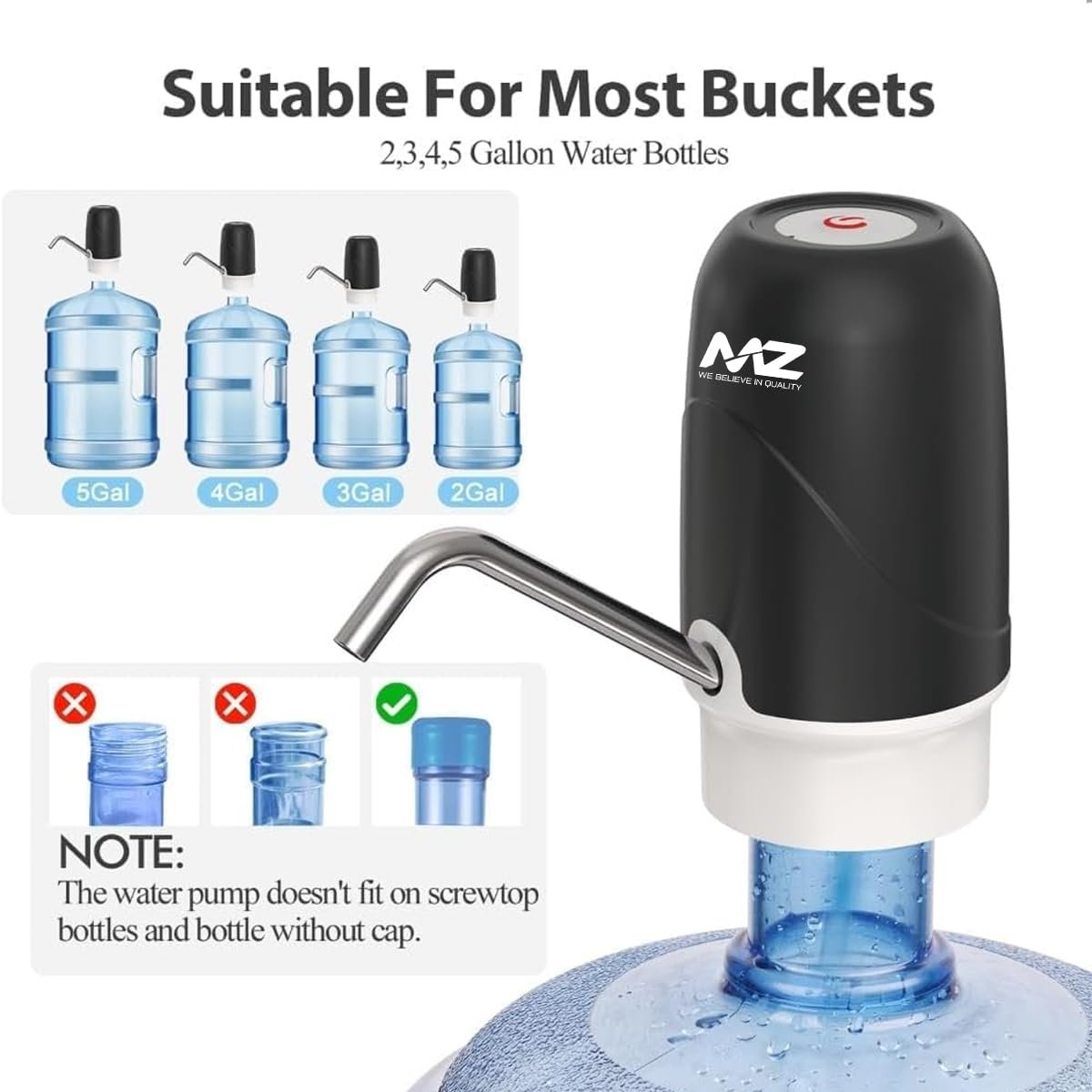 Mini Portable Water Dispenser Pump,